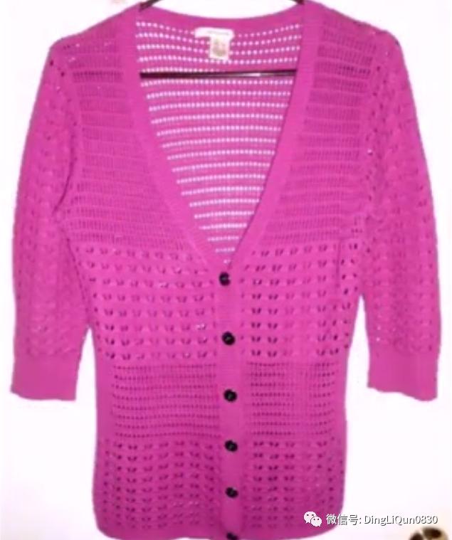 钩针短款开衫编织图解,钩针编织衣服成人开衫教程完整的
