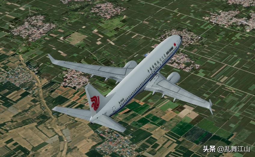 11月7日16点17分，一架从重庆飞往北京的飞机抵达河南新乡上空