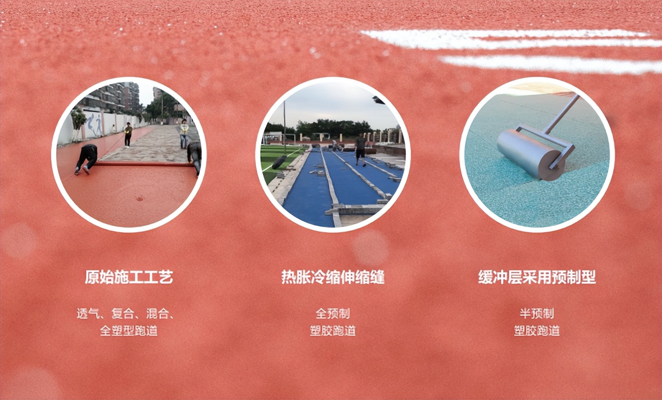 TPU无缝半预制塑胶跑道工厂大量供货中