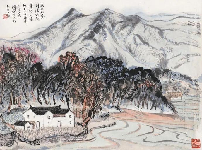 国画风景小品,国画风景