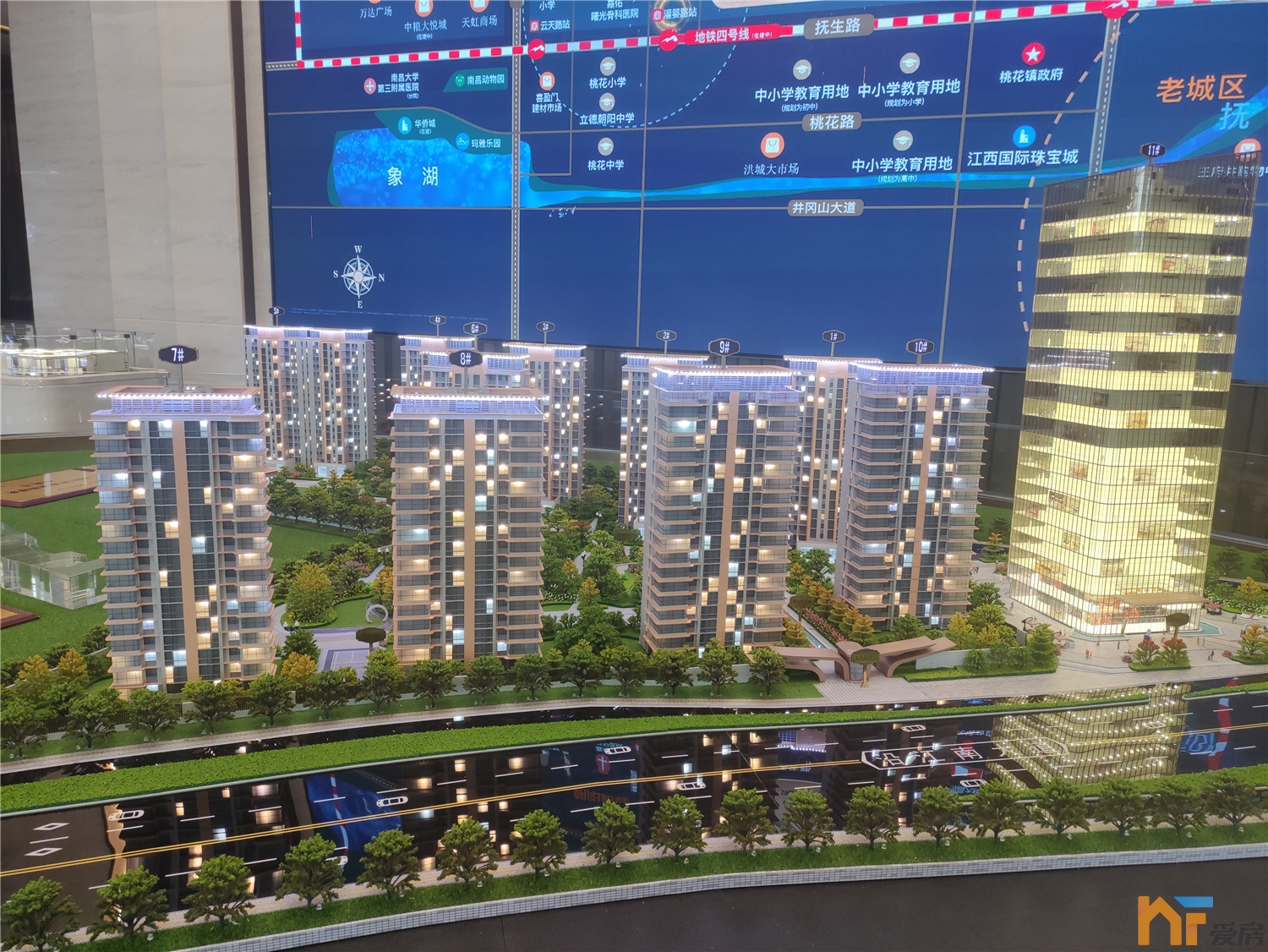 270度观景阳台大平层五房,270度全观景阳台户型加推