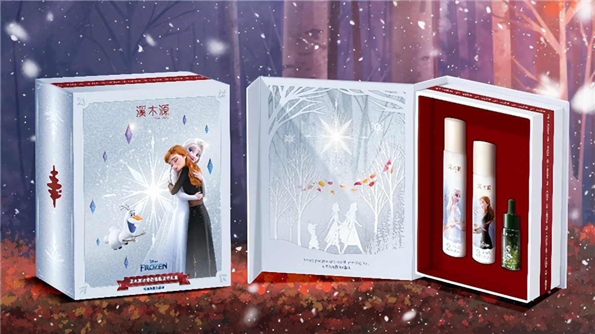 溪木源冰雪奇缘礼盒,溪木源联名冰雪奇缘