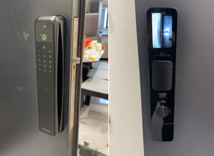 樱花智能锁3d人脸识别可视猫眼款,智能门锁人脸识别可视猫眼推荐