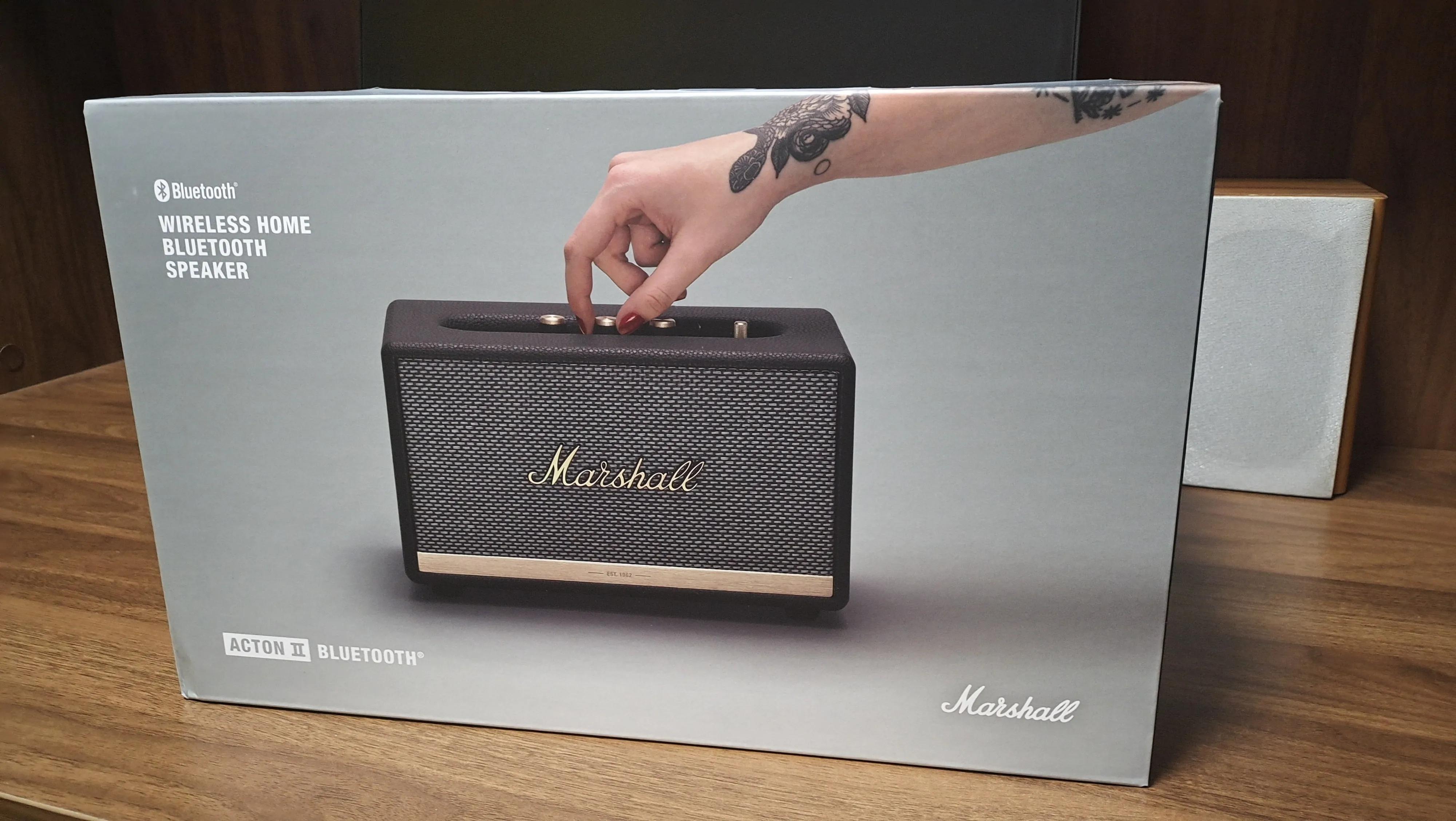 马歇尔acton二代开箱测评,马歇尔acton2外观