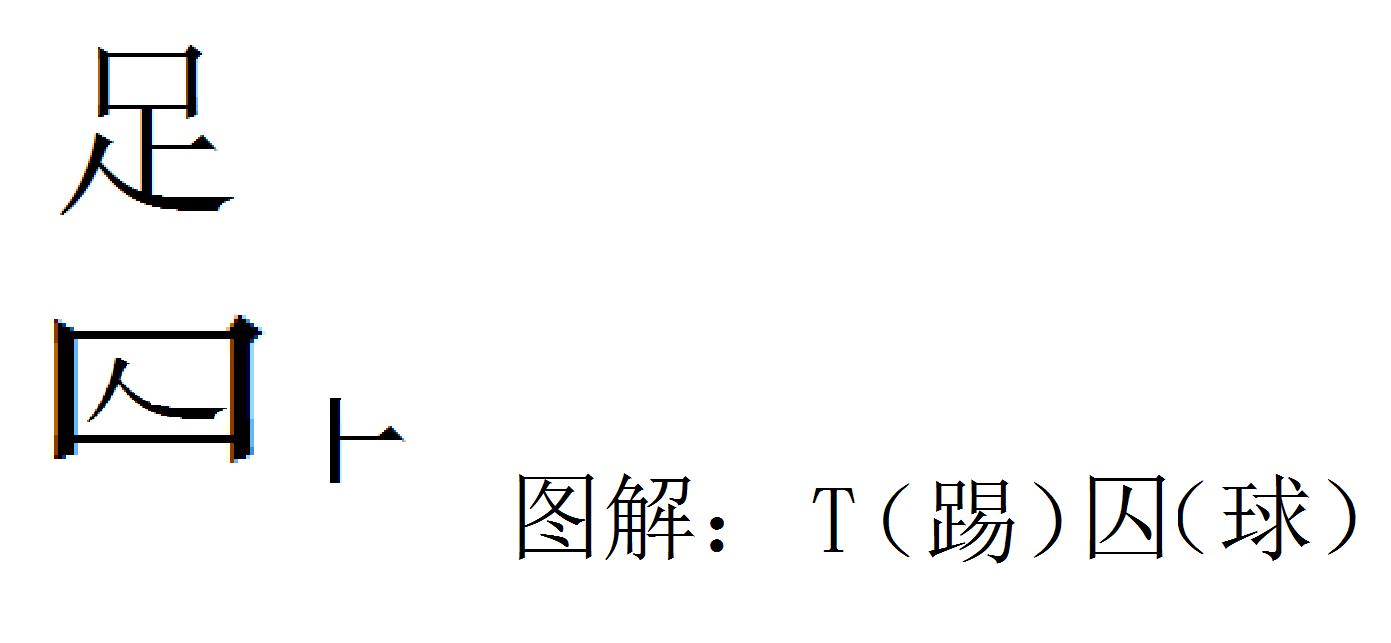 巧解汉字，关爱中国足球，知足常乐。