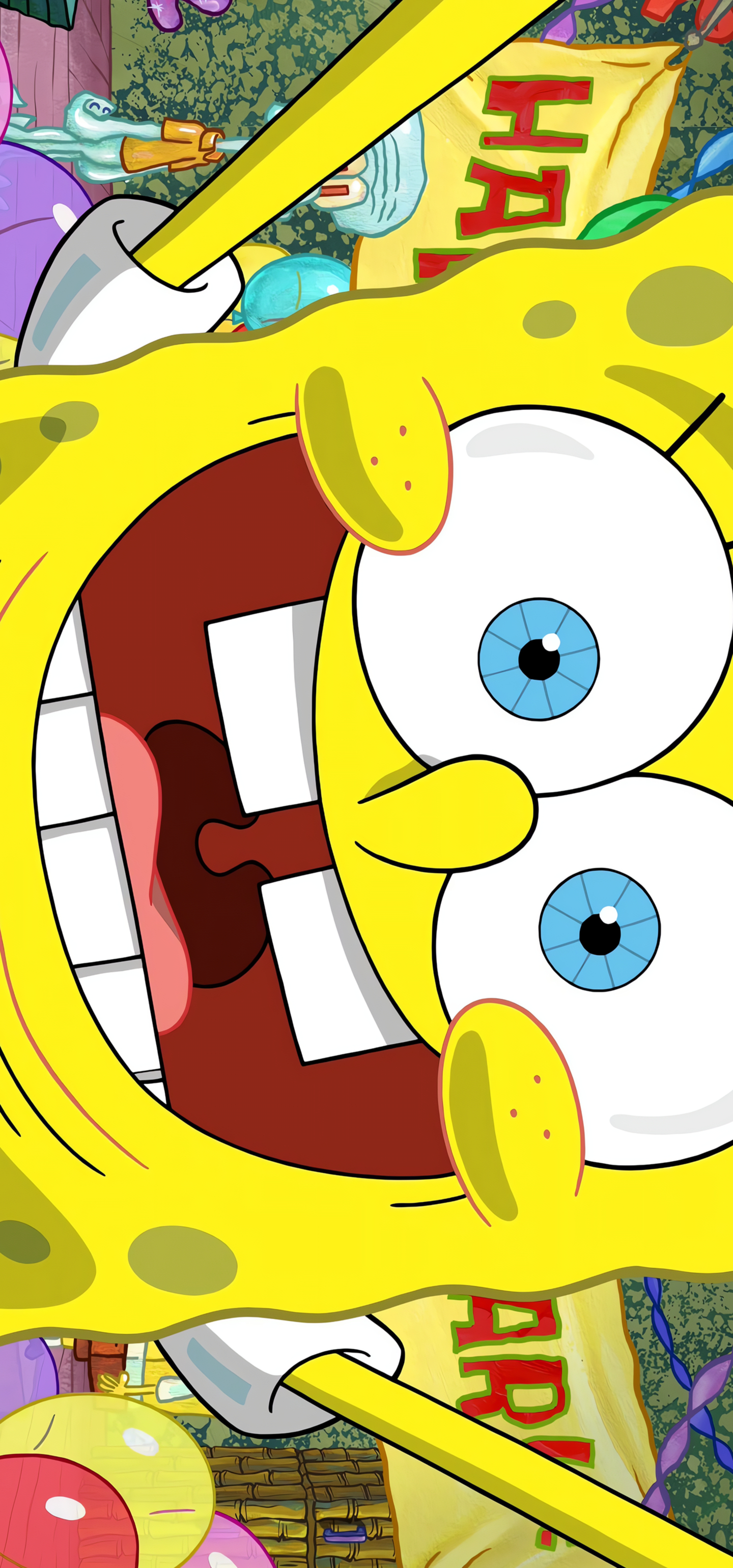 海绵宝宝蜡笔小新壁纸,海绵宝宝海军大将壁纸