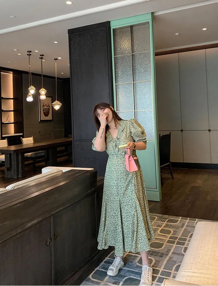 夏天微胖连衣裙,小个子120-150斤微胖连衣裙