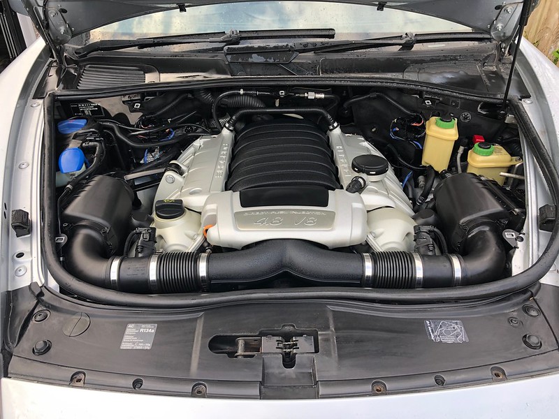 08款保时捷卡宴gts4.8体验,自己改装保时捷