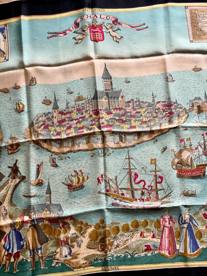 最火的爱马仕丝巾,第一条爱马仕丝巾