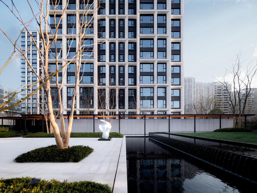 斜切转角楼梯立面施工图,建筑立面效果设计处理手法