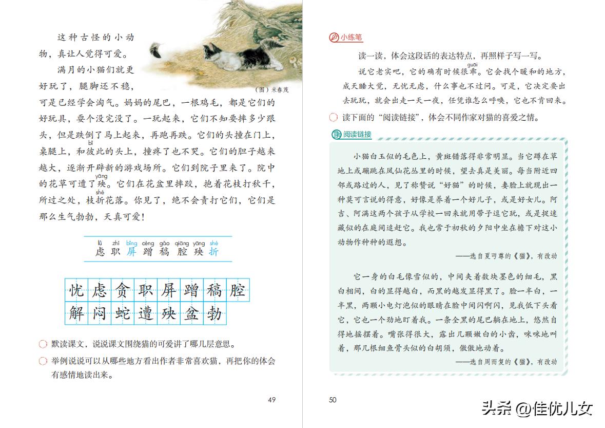 2020春部编版四年级下册语文课本,2023最新语文书四年级下册电子版