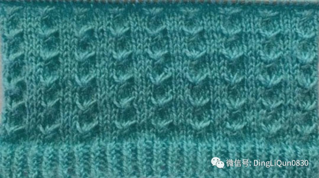 500个毛衣花样完整大平针版,毛衣华夫针花型图案大全
