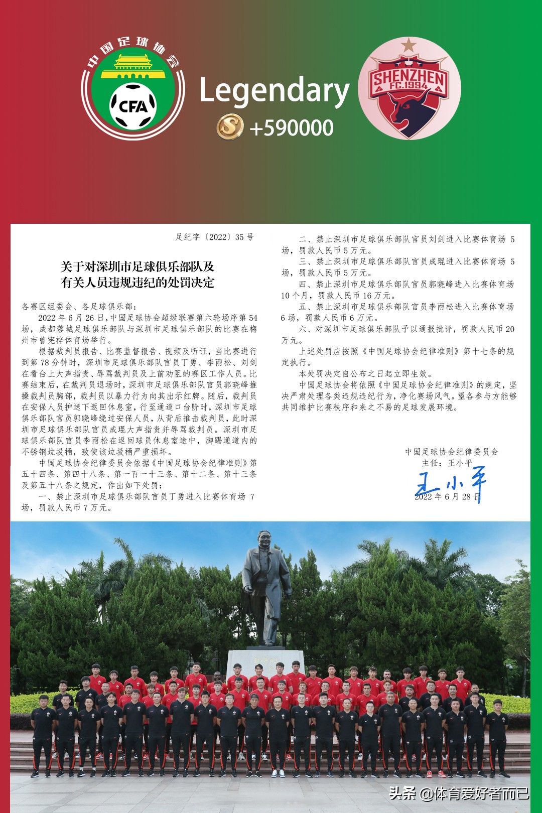 中超新赛季第1张罚单,中超足协处罚最新消息