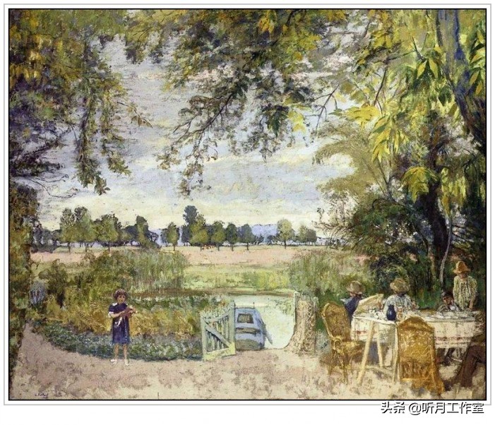 欧洲各国画家名画四棵树作品,20世纪现代派名画赏析