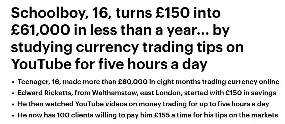 16岁赚百万,16岁白手起家18岁赚2千万