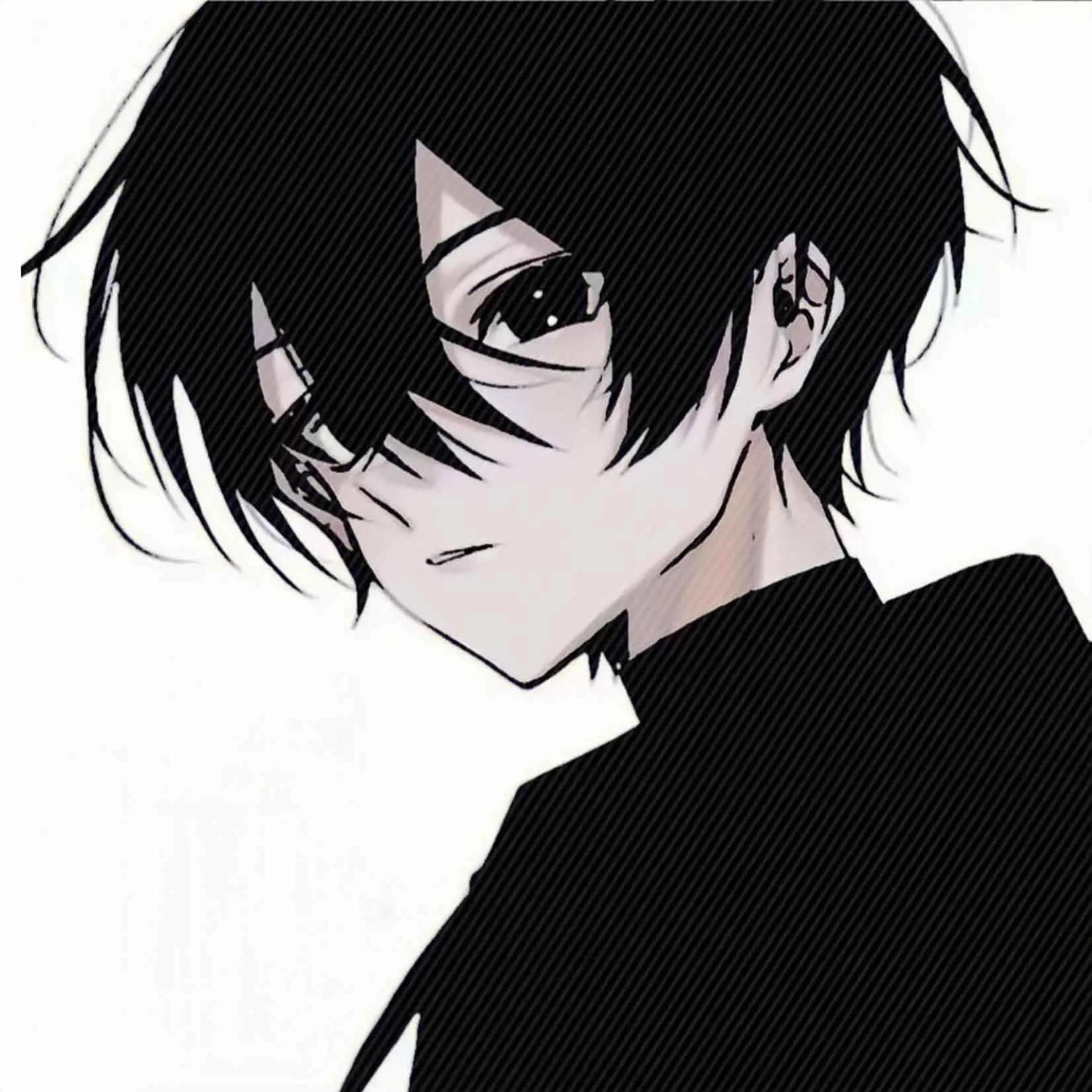 释怀放下的男头像动漫,看透一切的动漫头像男生