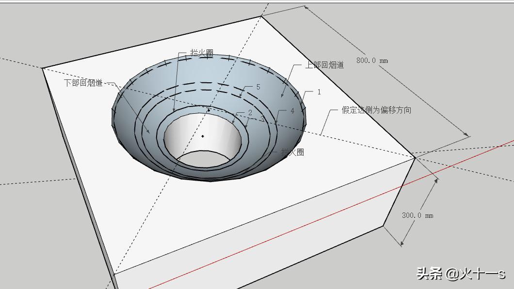 柴火灶锅底与挡火圈距离,自己做大锅柴火灶的方法