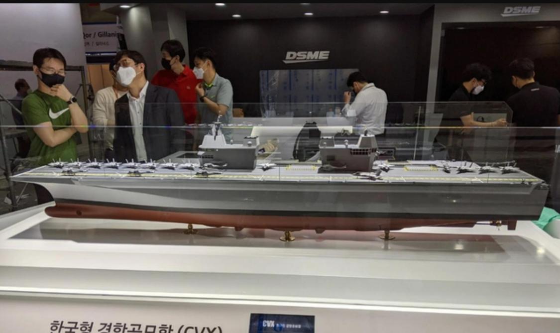 韩国海军7万吨级航母 (韩国造中型航母能超过福建舰吗)