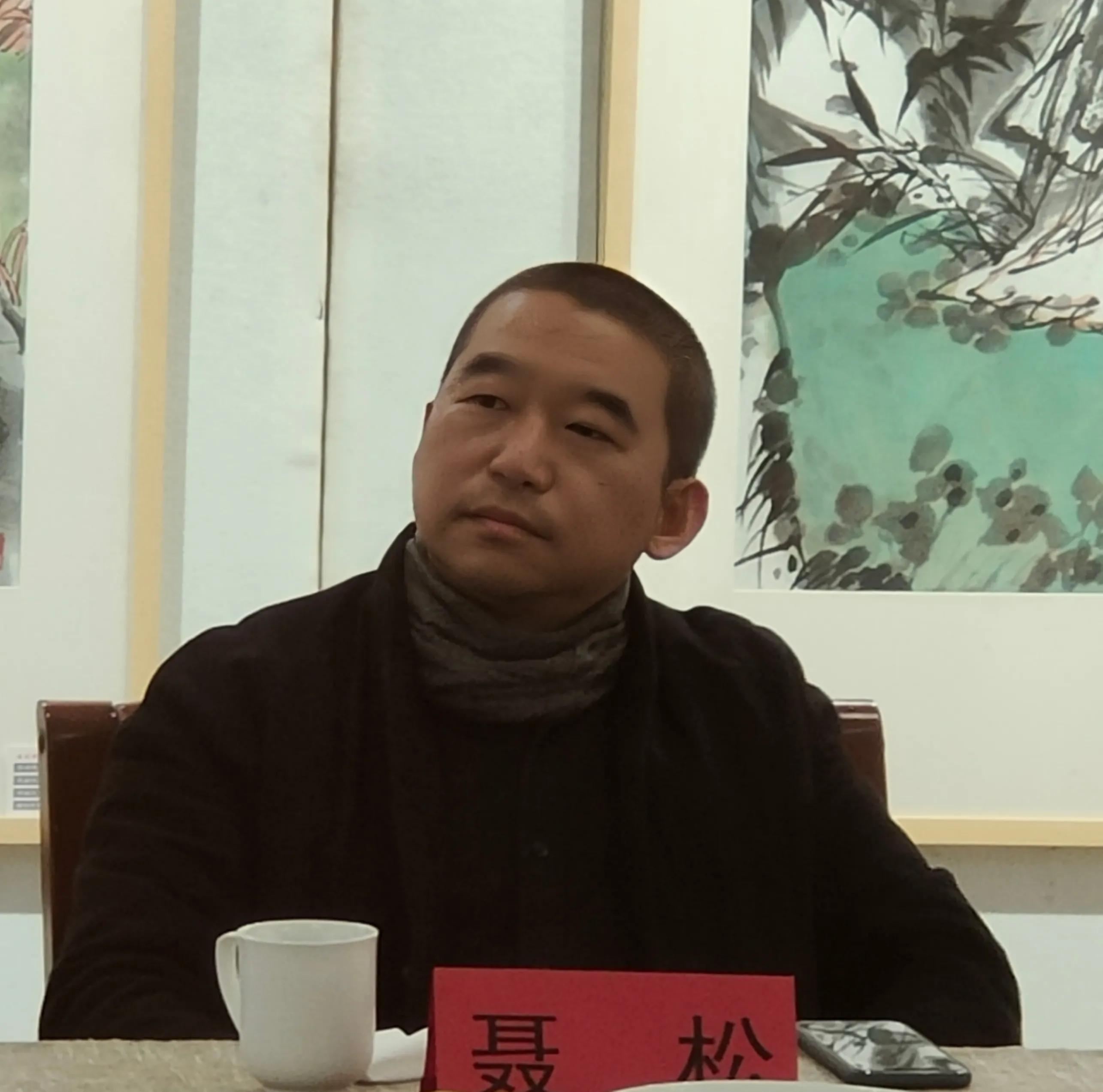 浅读画家聂松″夏荷清风图