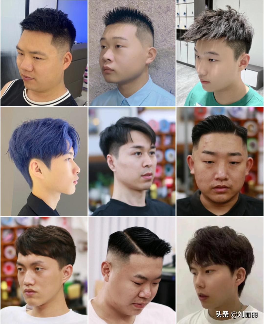 2020年男士中分发型最火发型,男士发型2021流行发型圆脸方脸