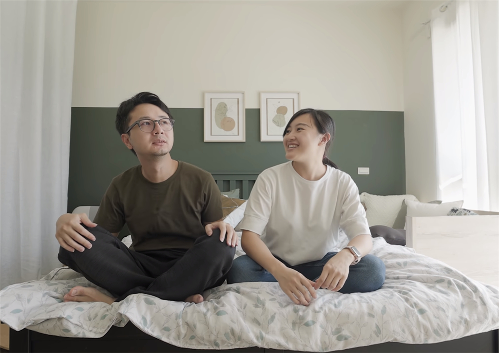 小两口用3天时间，将13㎡杂乱卧室变成森系风，网友：心服口服