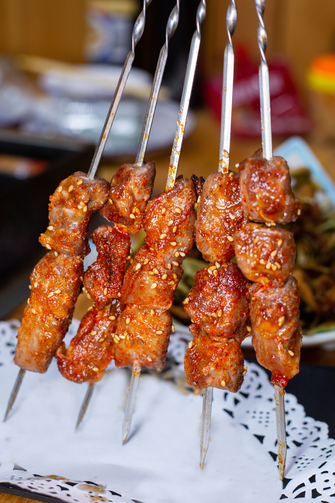 吃烧烤不能没有砂锅豆腐,正宗淄博小炉烧烤