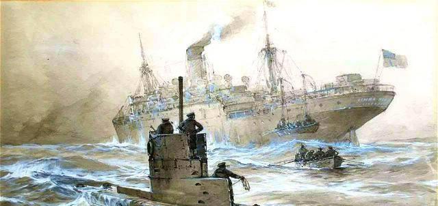 他被称为幽灵船长，曾击毁商船13万吨，被杀时敌军却向他鸣炮致敬