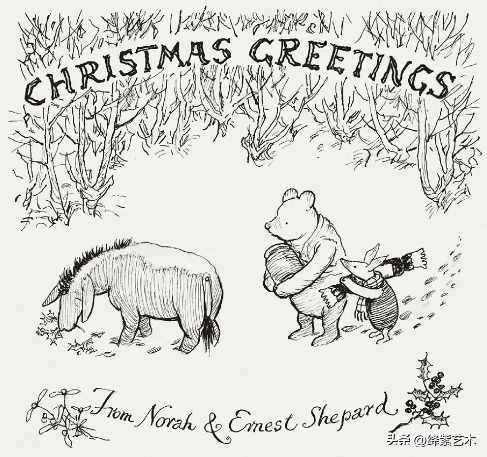 “爷青回”系列,一组罕见的小熊维尼原画,引起无数人共鸣