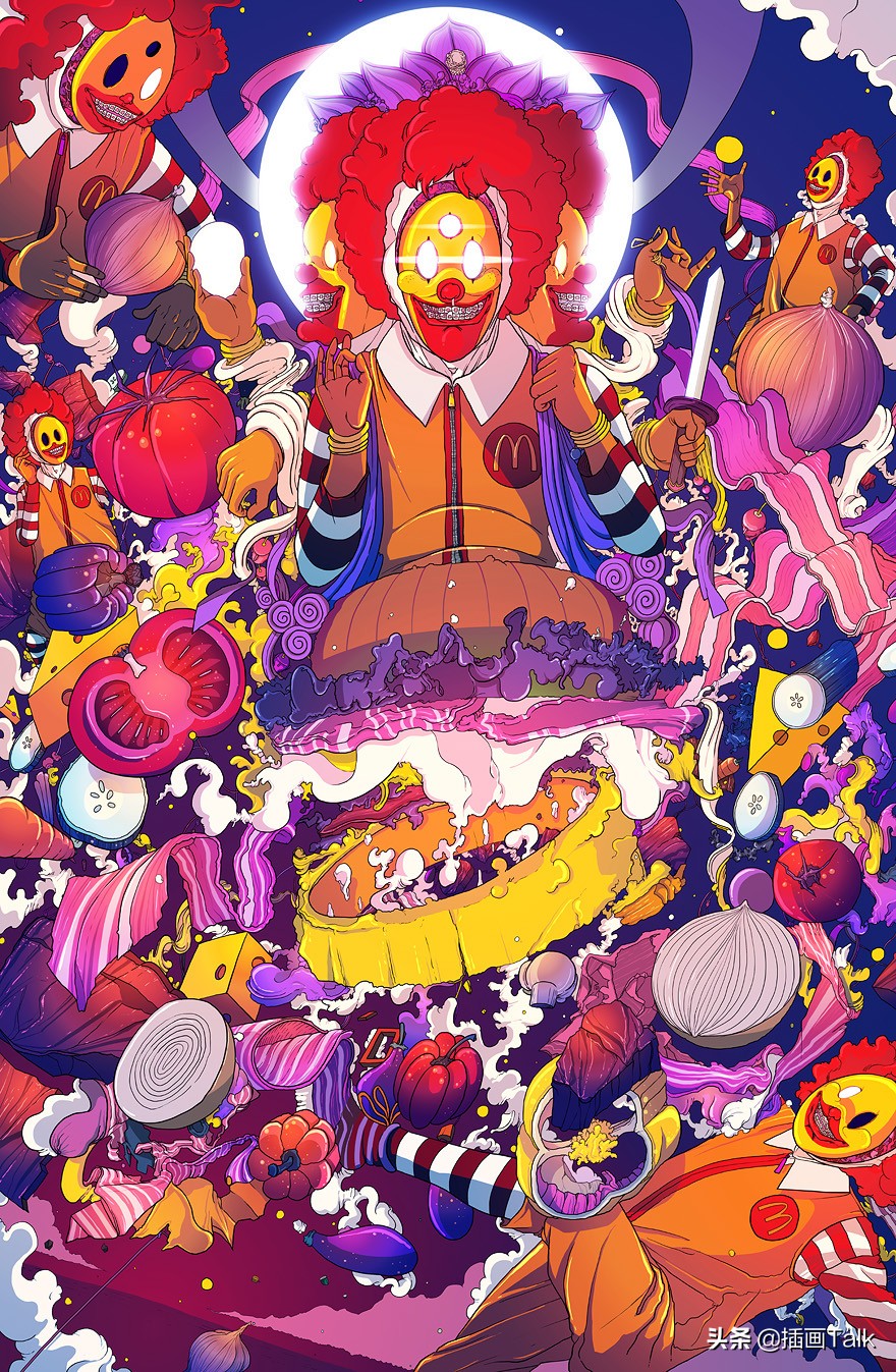 韩国插画师daehyunkim插画作品,韩国插画师siki作品