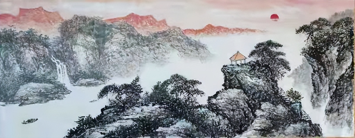 恢弘雄美，流动的乐章|记杰出山水画大师—王崇钢