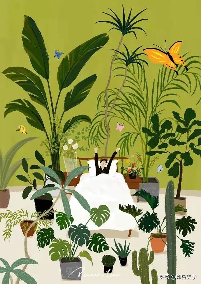 小众插画头像,分享给大家一组我的原创插画头像