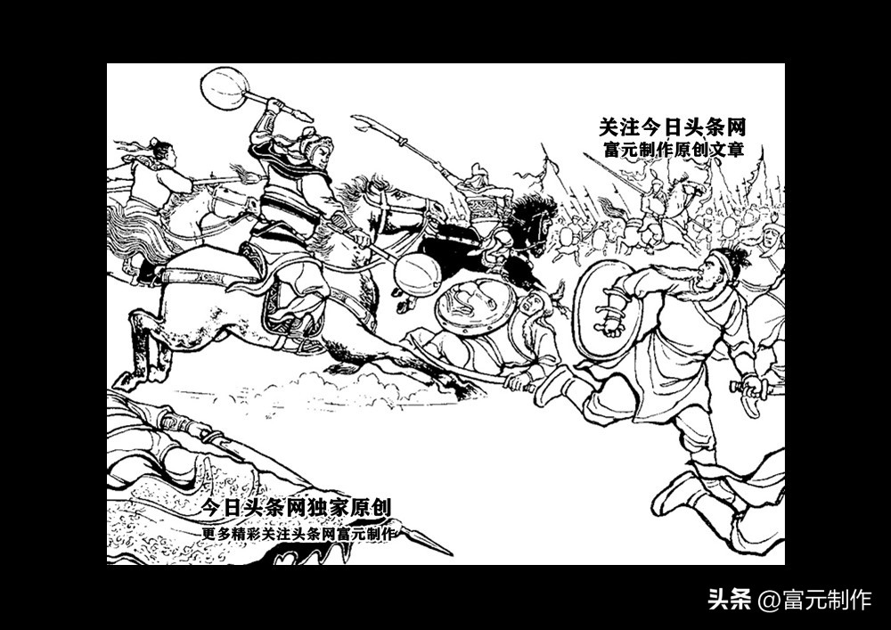 梁山一百零八将大战金兀术,梁山五虎将之首战金兀术