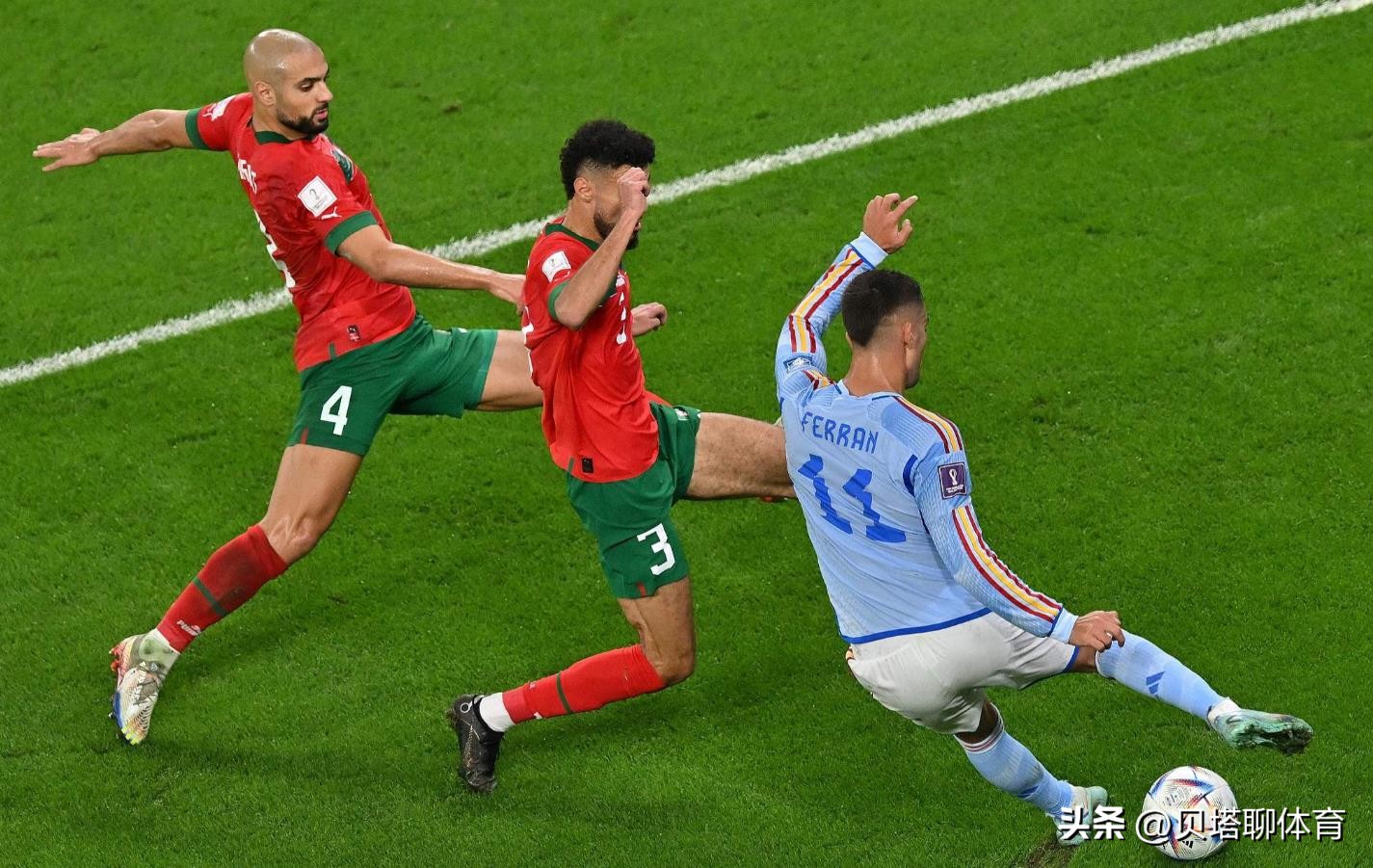 半场西班牙0-0挪威罗德里戈失良机,西班牙0-3摩洛哥半场