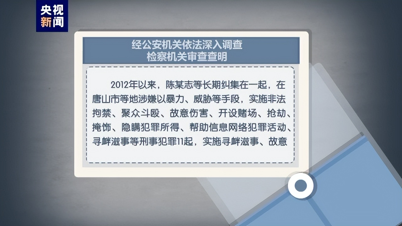 警方讯问陈某志视频首次公开，还原唐山某烧烤店打人案侦办经过