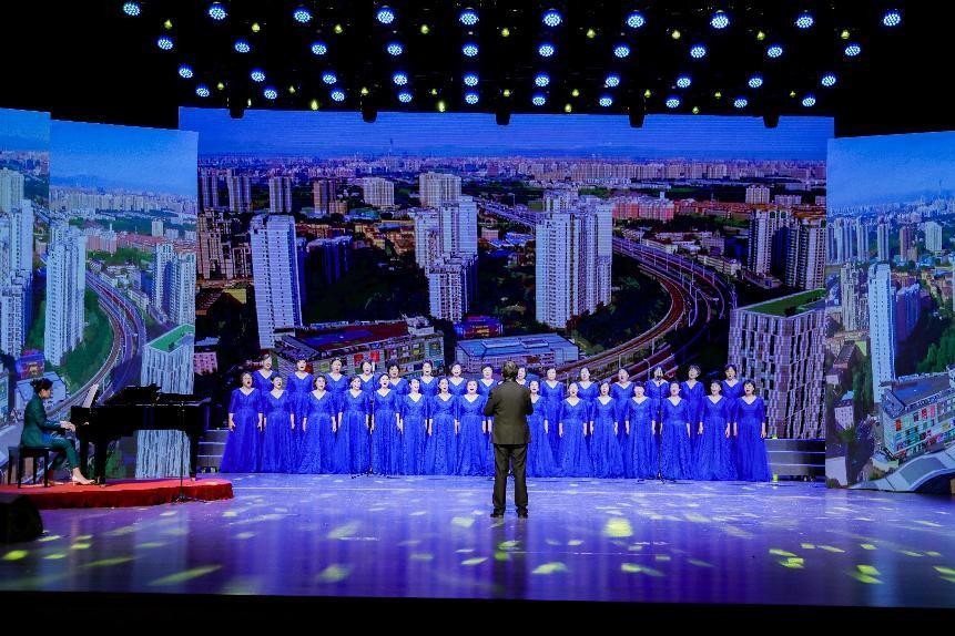北京通州漷县合唱团表演,通州区机关文艺汇演