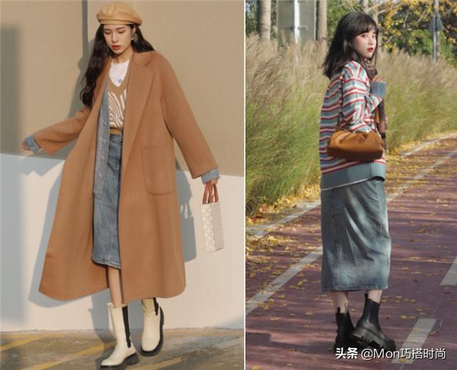 适合小个子显瘦又好看秋冬长裙,半身裙长裙显瘦推荐