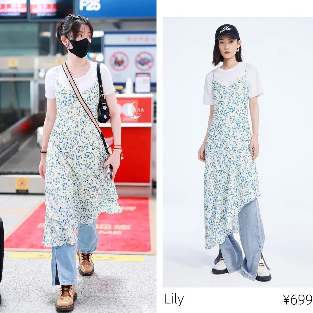 夏日穿搭明星同款,女明星夏季平价同款私服