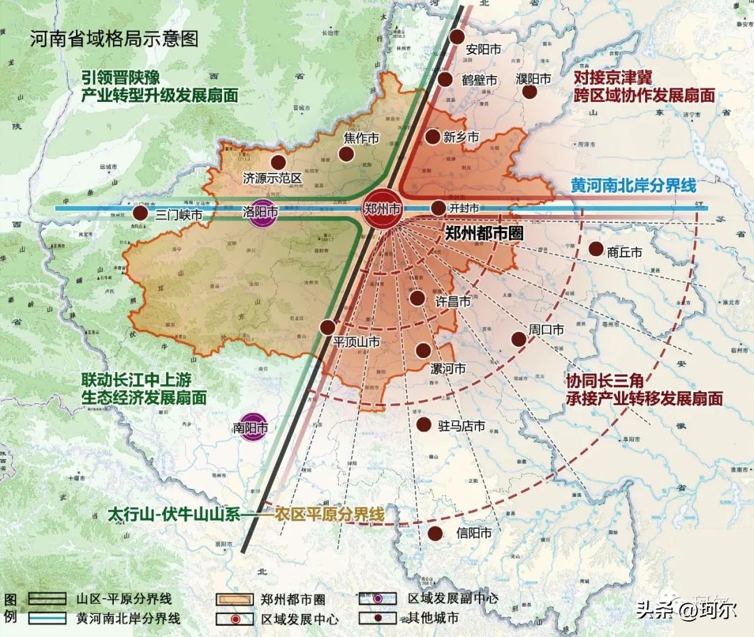 未来郑州的新都市圈发展规划图,2021年郑州都市圈排名