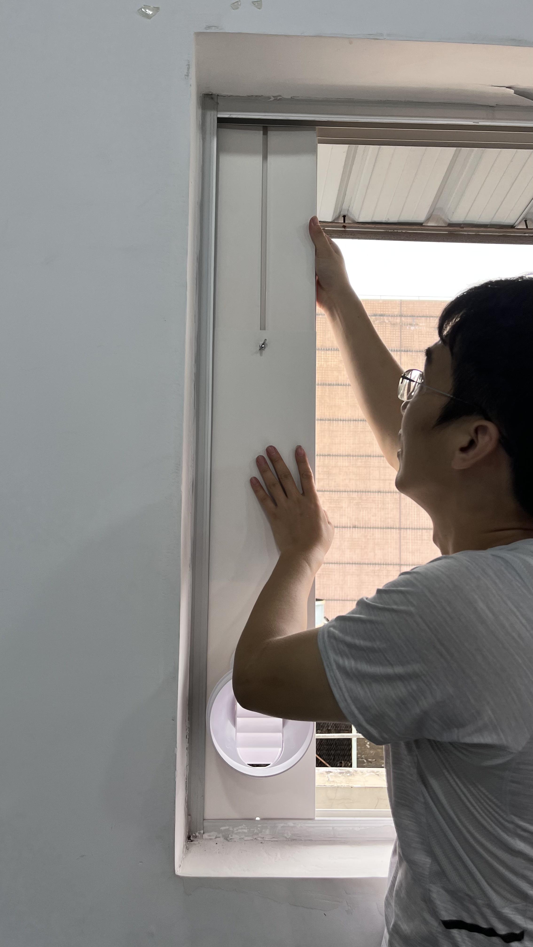 免打孔新风机,不打孔新风机安装方案