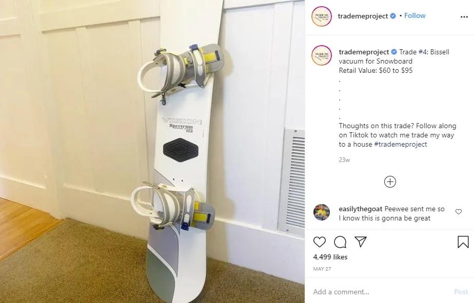 外国妹纸想用一个小发卡，跟别人换一栋房子，最后居然成功了