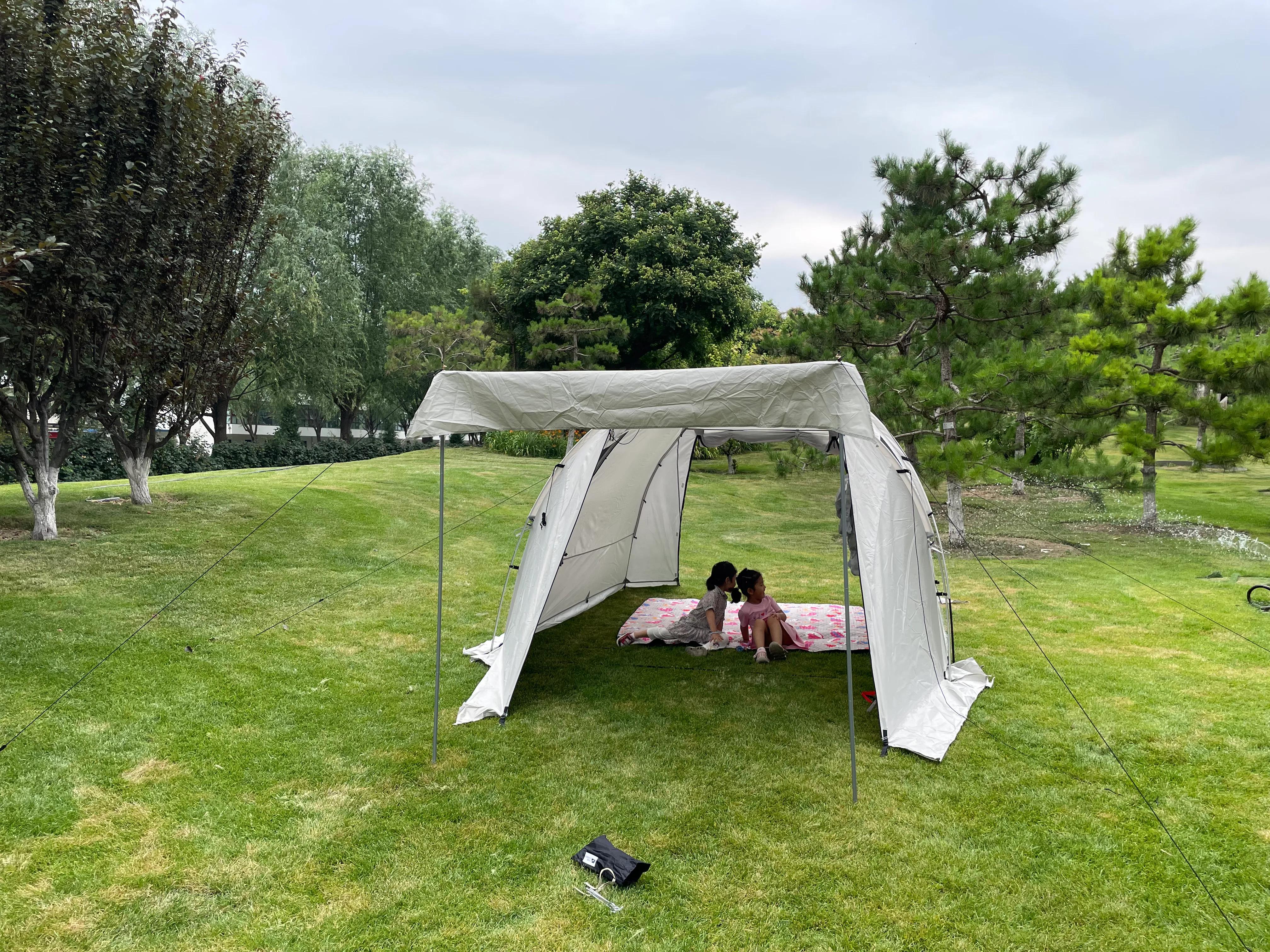 牧高笛露营后室帐篷,牧高笛后室帐篷搭建