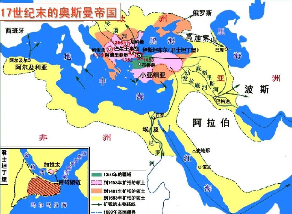 1735年奥斯曼与俄罗斯战争,奥斯曼帝国一直在打仗