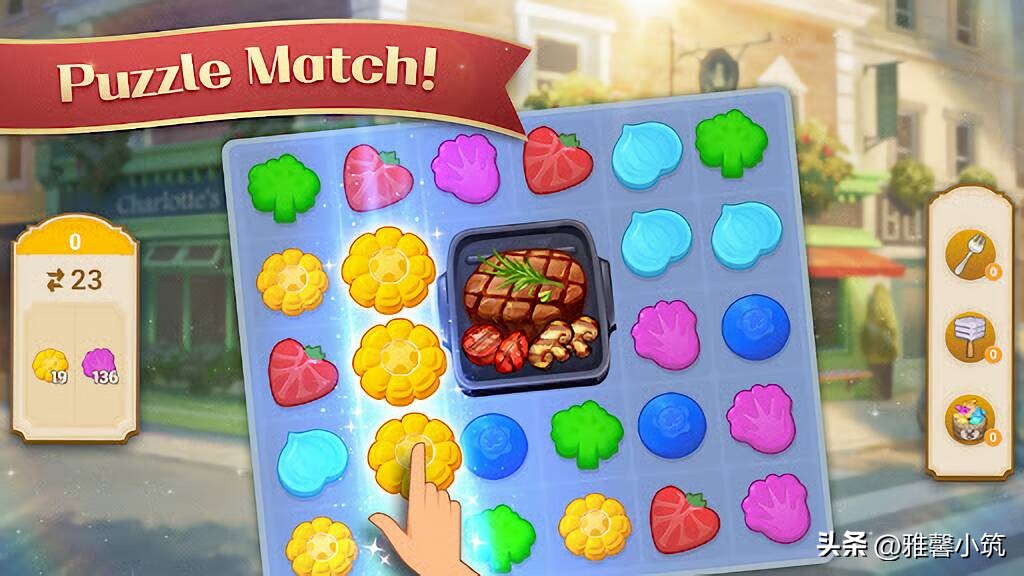 Netmarble美食装修三消游戏《Charlotte’sTable》装点快乐派对