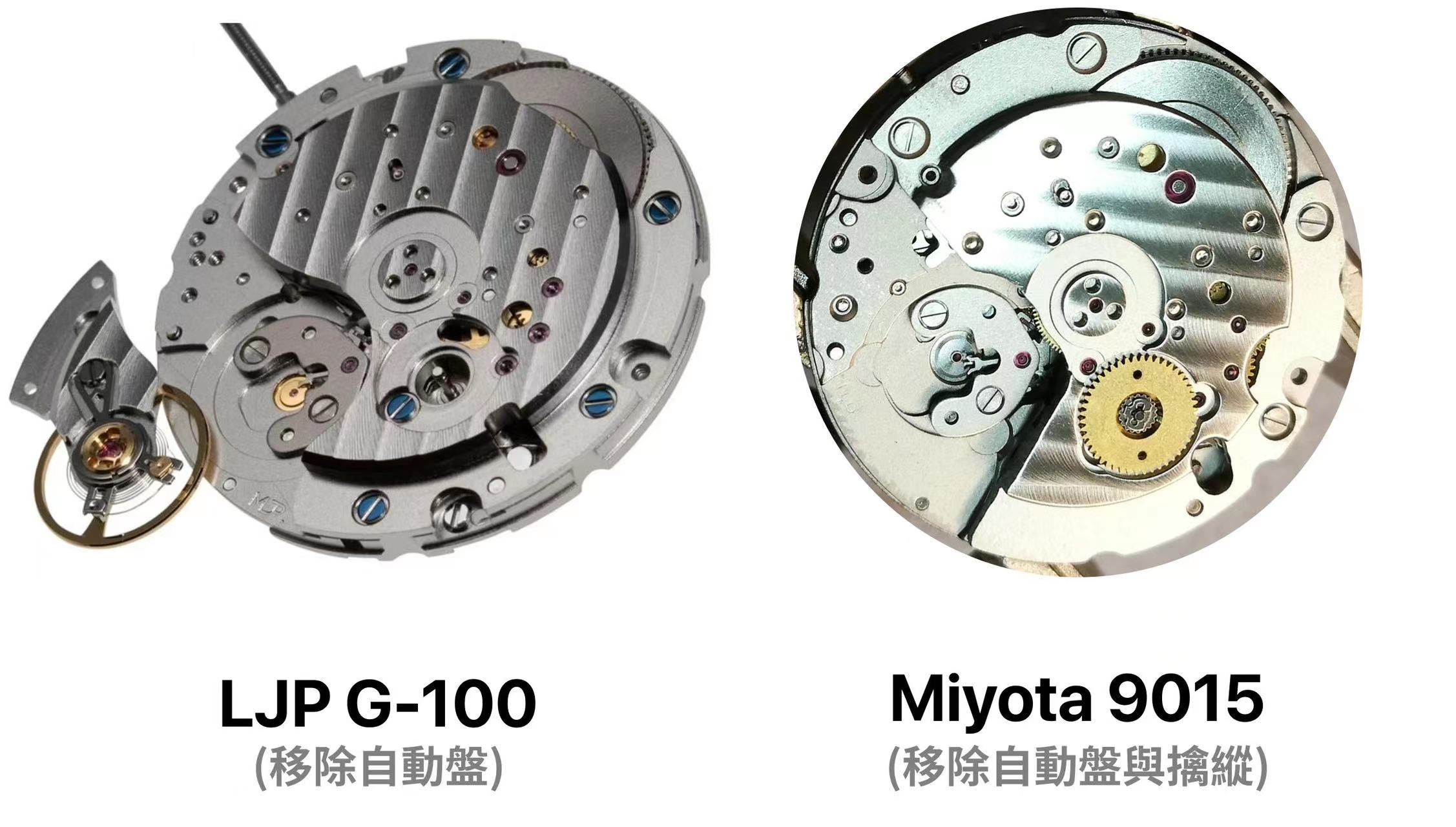 e111机芯与j850机芯,g100机芯