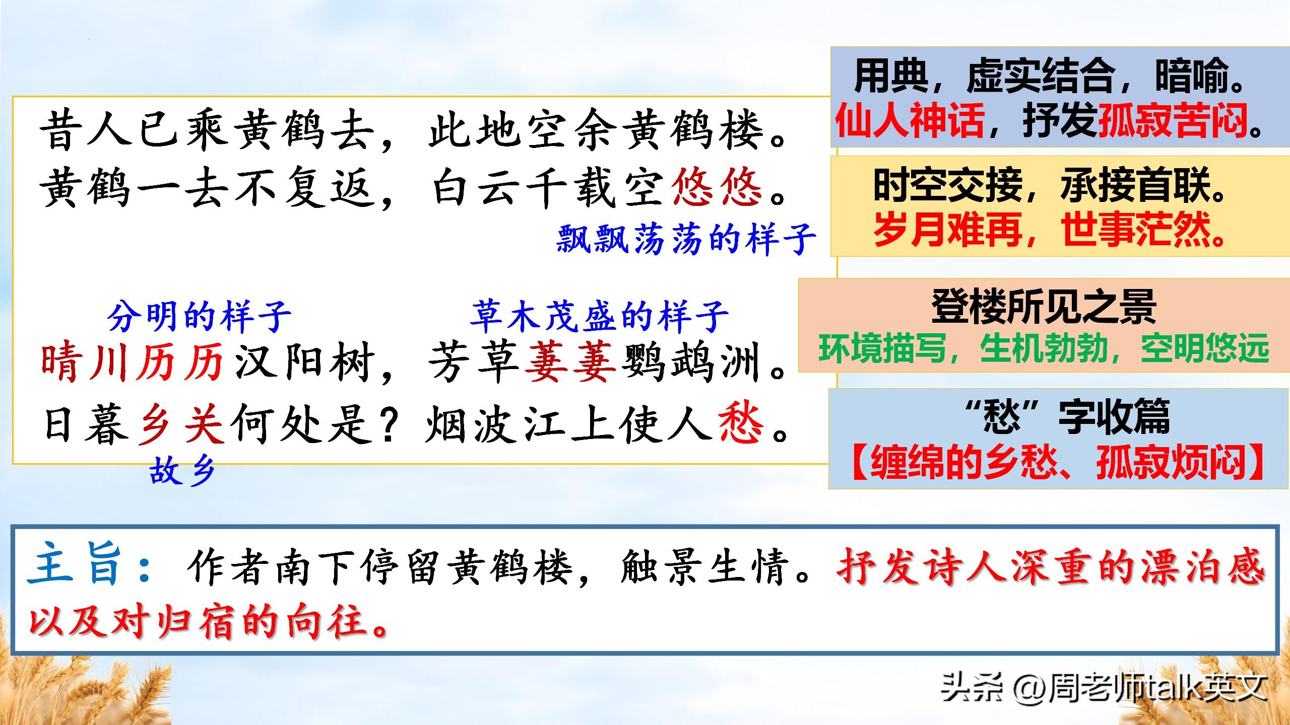初二上语文古诗默写题,初二语文必背古诗赏析