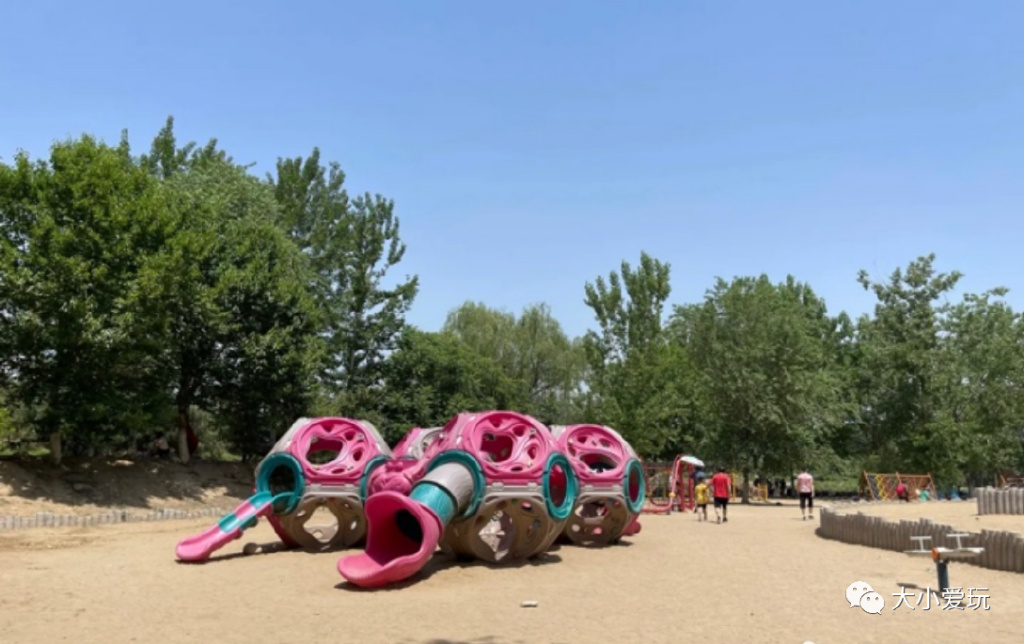 滨河公园带娃玩水,推荐一个好地方滨河公园
