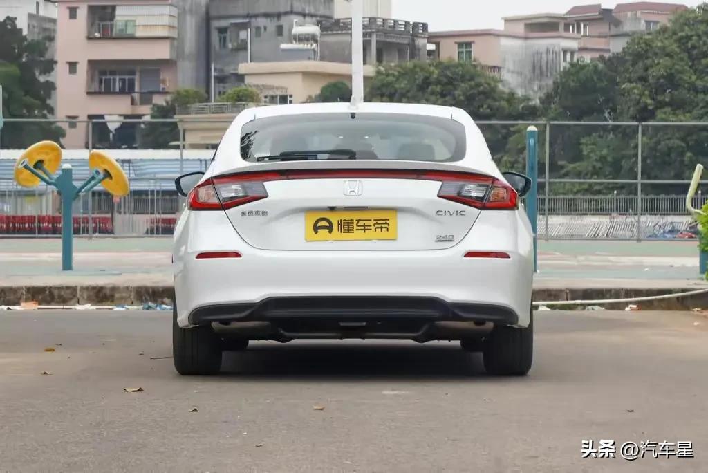 简评第十一代全新本田思域,最新本田思域2023款极锐版落地价