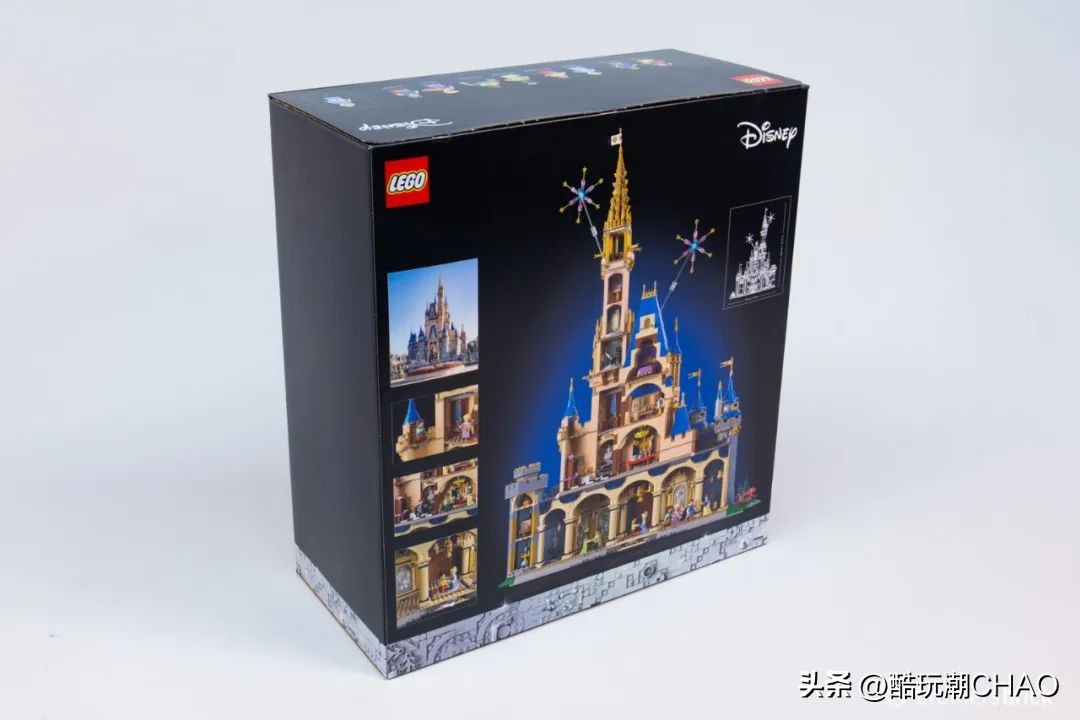 和迪士尼城堡一样高的乐高,和迪士尼乐园相似的城堡