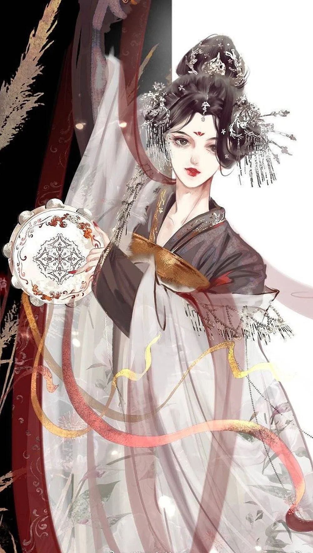 古风动漫女壁纸霸气绝美,古风手机壁纸高清全面屏