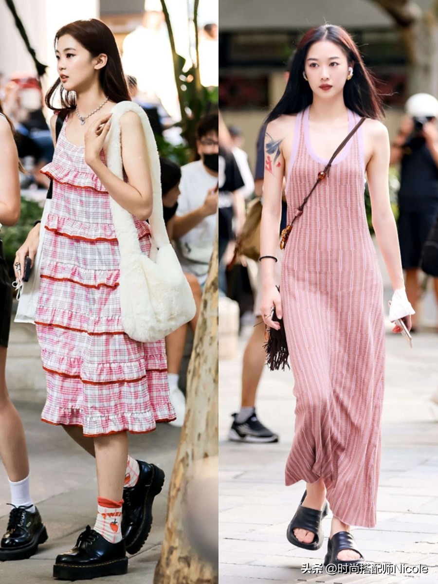 粉色系穿搭秋冬高级感,初秋粉色系穿搭温柔减龄明媚活泼